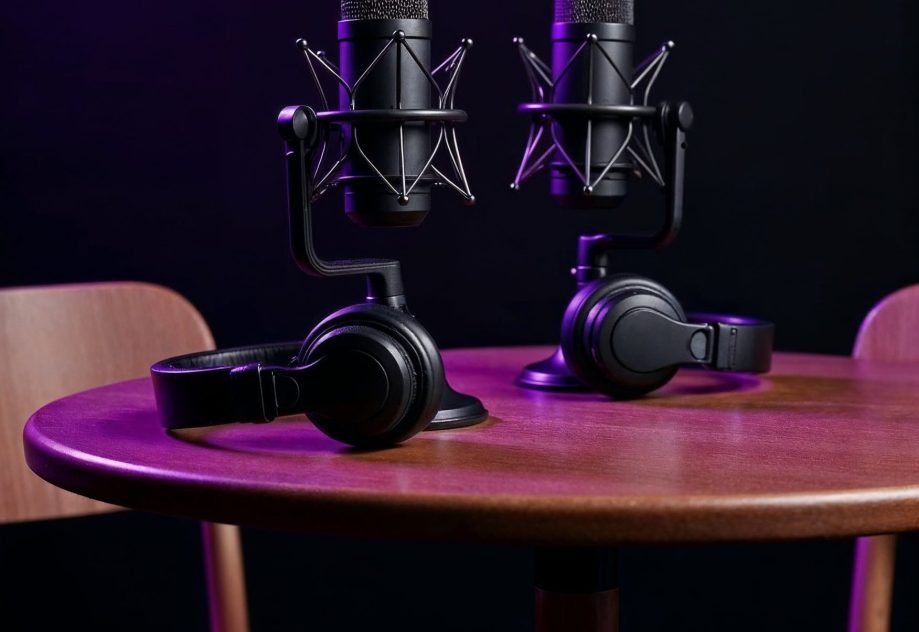 Our studio is designed for flawless recordings, with acousticallExperience broadcast-standard audio with crystal-clear clarity, minimal noise, and professional mixing that makes your voice stand out.y treated spaces that ensure every sound is captured with clarity and precision.